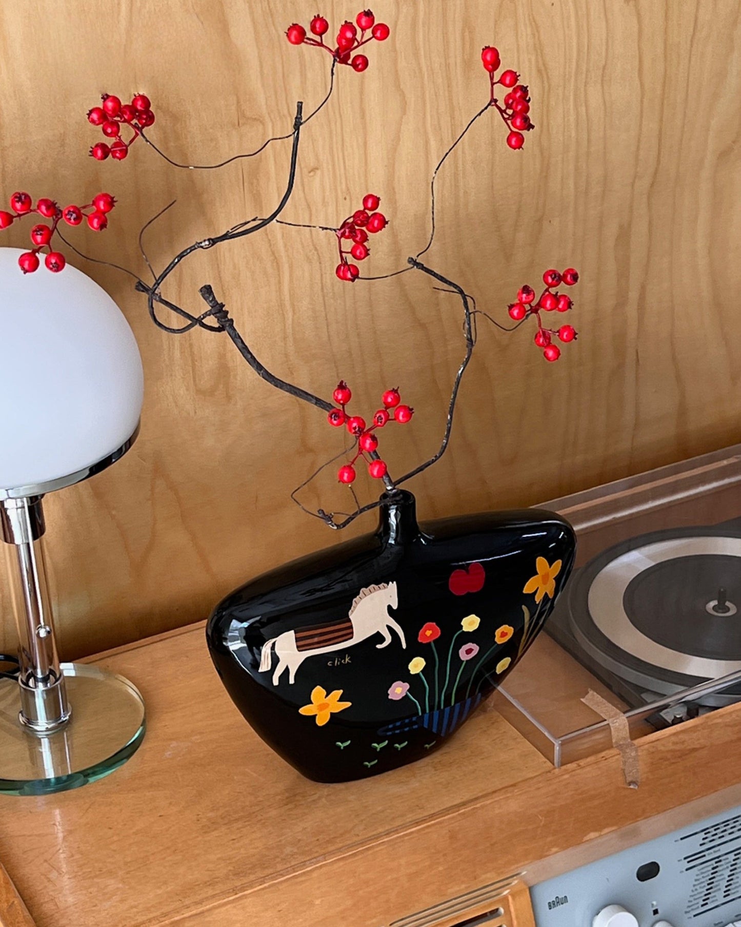 Sun Dancer Horse Vase