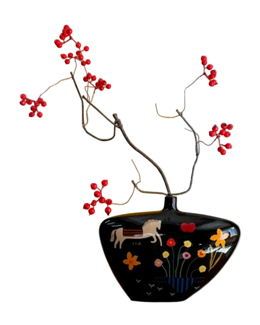 Sun Dancer Horse Vase